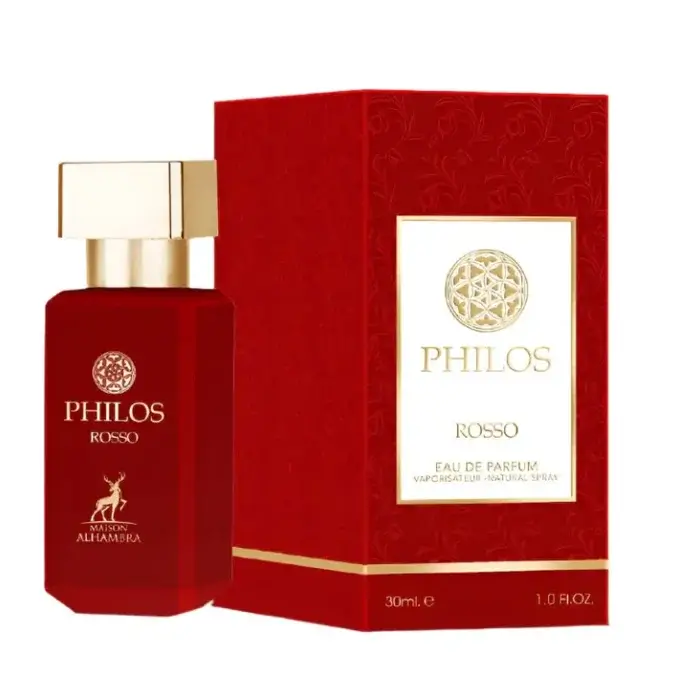Philos Rosso Maison Alhambra 30ml dupe do Baccarat Rouge 540